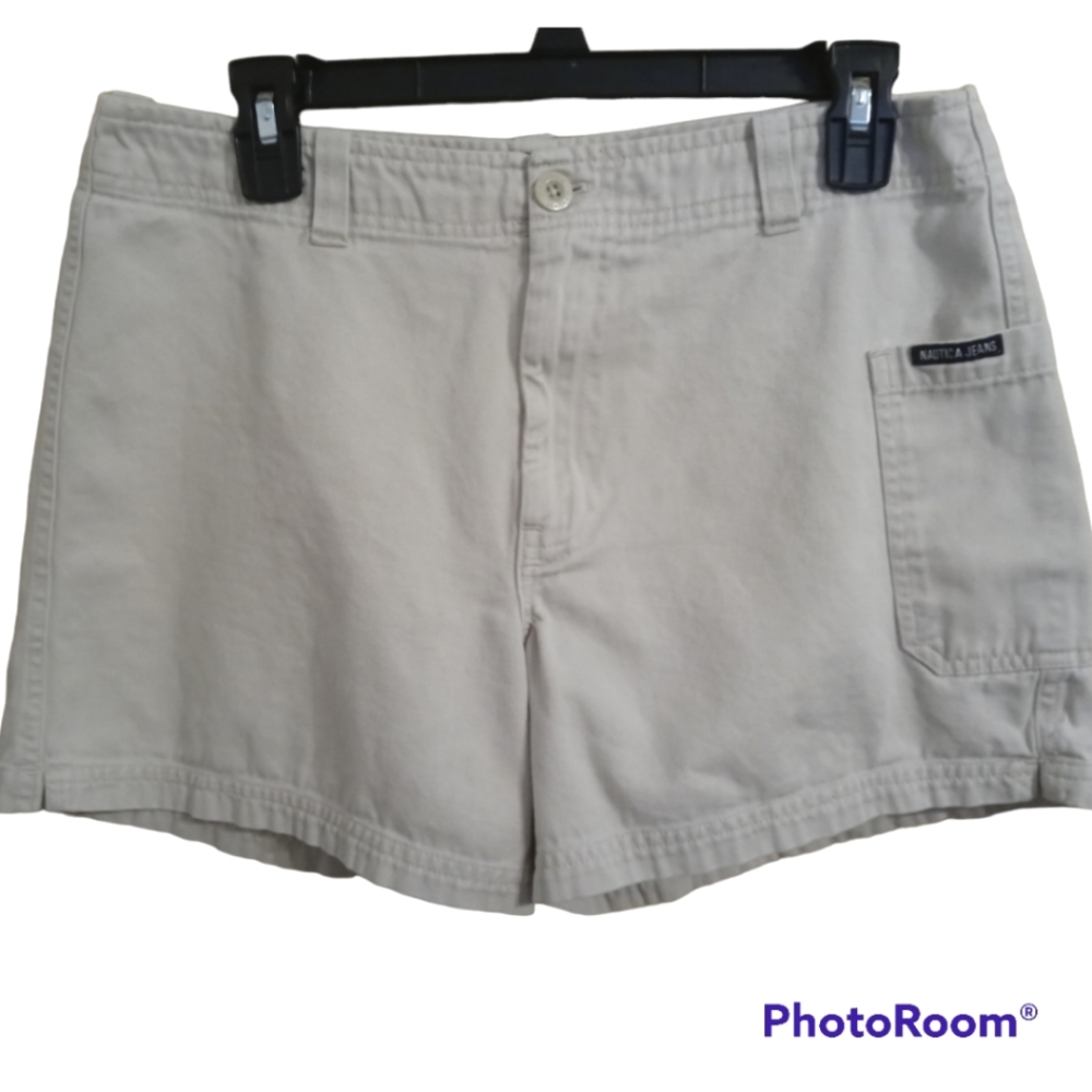 2 Shorts, Nautica and NY & Co Khaki Shorts 100% Cotton. Size 10 M